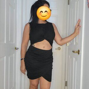 Summer black dress